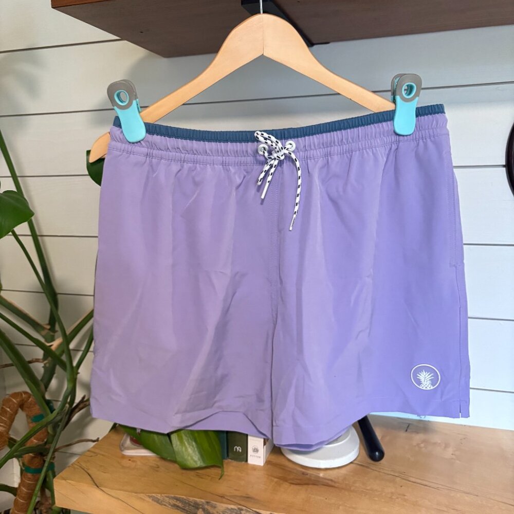 Chubbies Classic Swim Trunks, Men, L, Lovenders - Picture 2 of 5